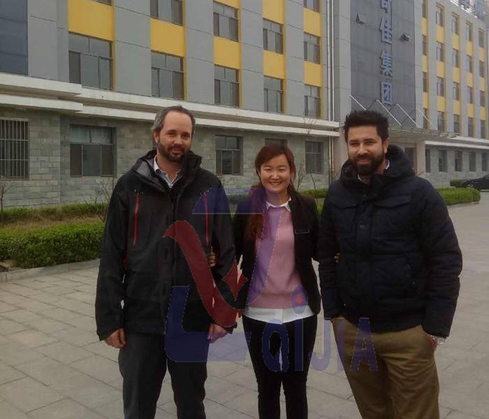 荷蘭與澳大利亞客戶來衡水奇佳公司參觀考察