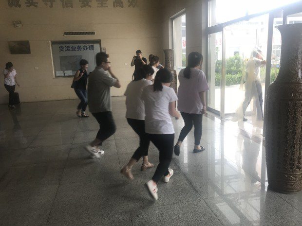 奇佳公司消防演練