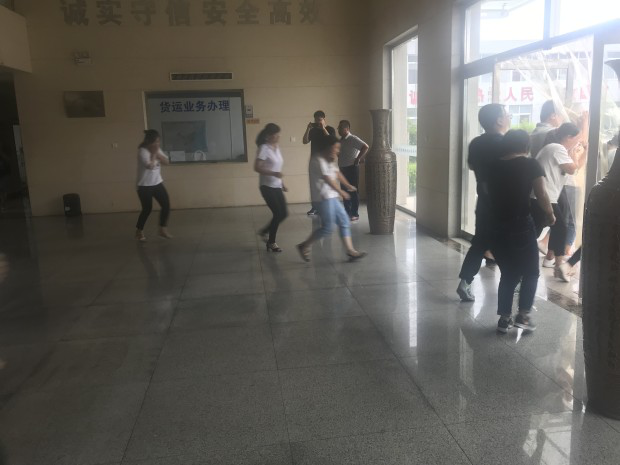 奇佳公司消防演練
